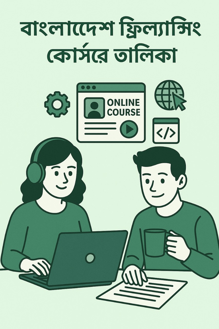 বাংলাদেশে ফ্রিল্যান্সিং কোর্সের তালিকা