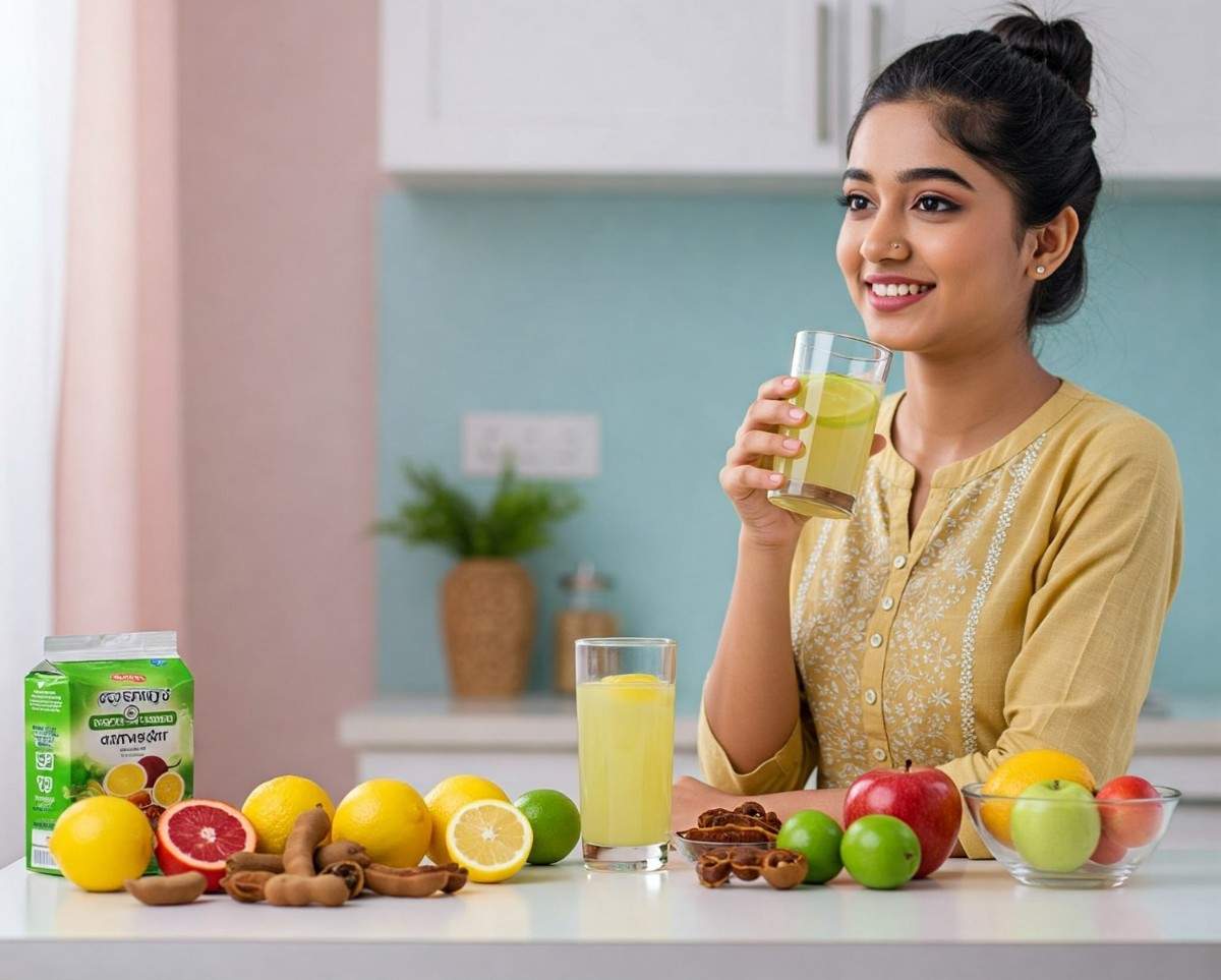 পিরিয়ডের সময় টক খেলে কি হয়—এটি নিয়ে একটি ইনফোগ্রাফিক ইমেজ। লেবু, তেঁতুল ও অন্যান্য টক খাবার পিরিয়ডে খাওয়া নিরাপদ কি না, তার সুবিধা-অসুবিধা এবং বিশেষজ্ঞ পরামর্শ দেখানো হয়েছে।